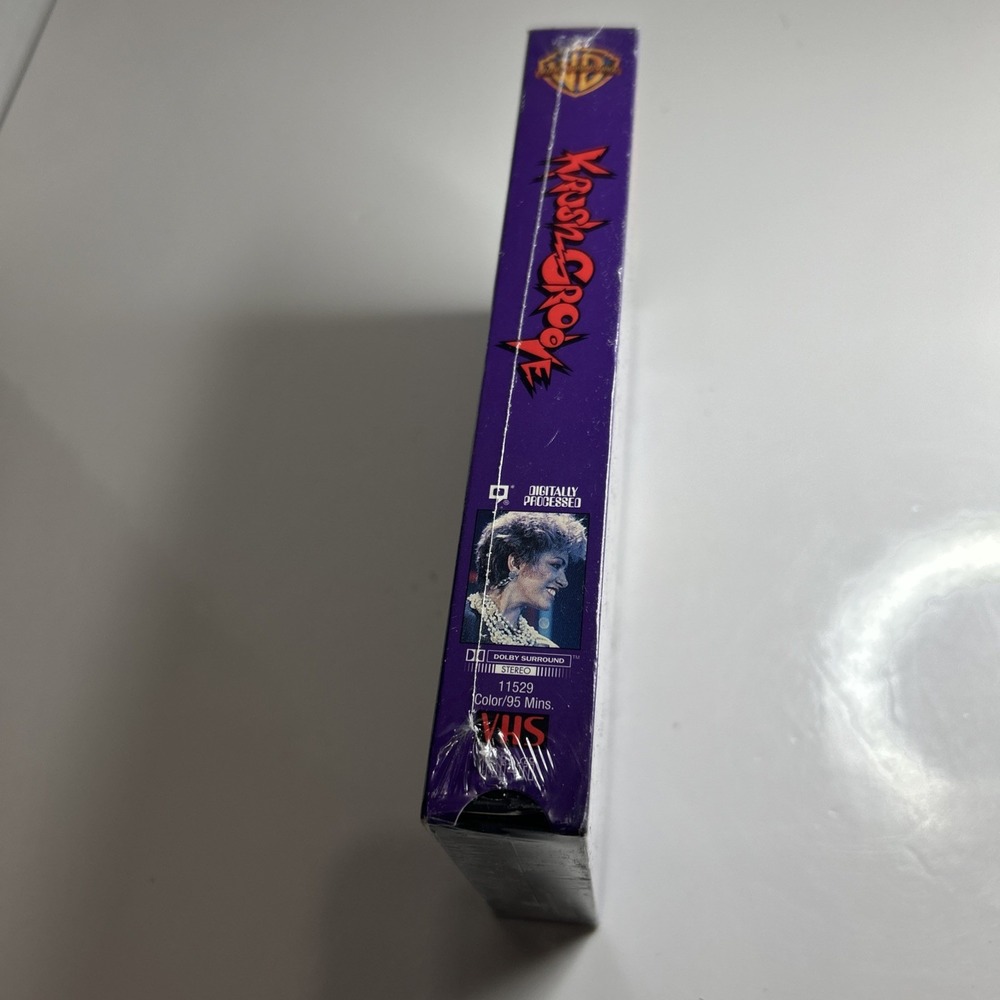 VTG Krush Groove Sealed VHS Warner Bros. Run-DMC (1985, 1996) Rare, Desirable - Picture 2 of 4